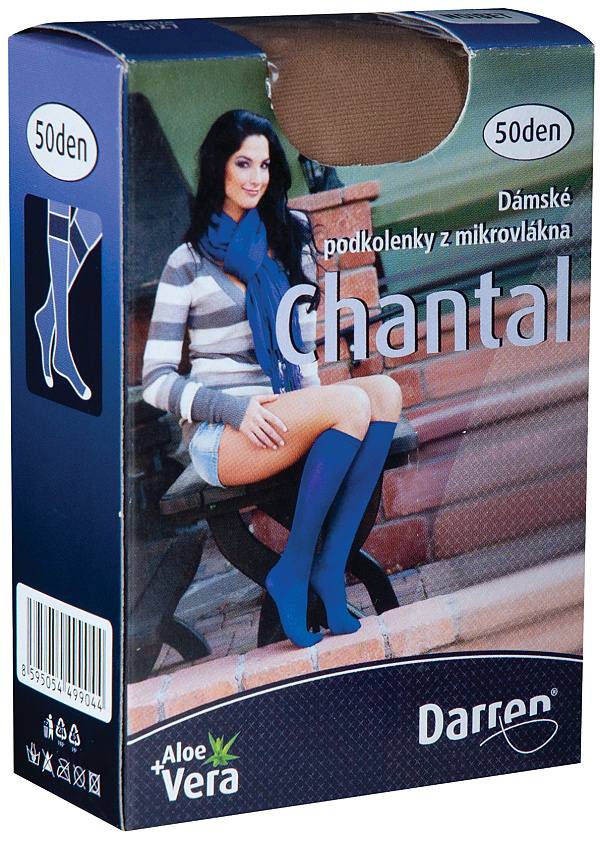 CHANTAL podkolenky z mikrovlákna 50 DEN 